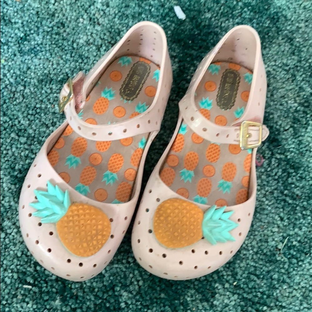 Mini Melissa pineapple shoes